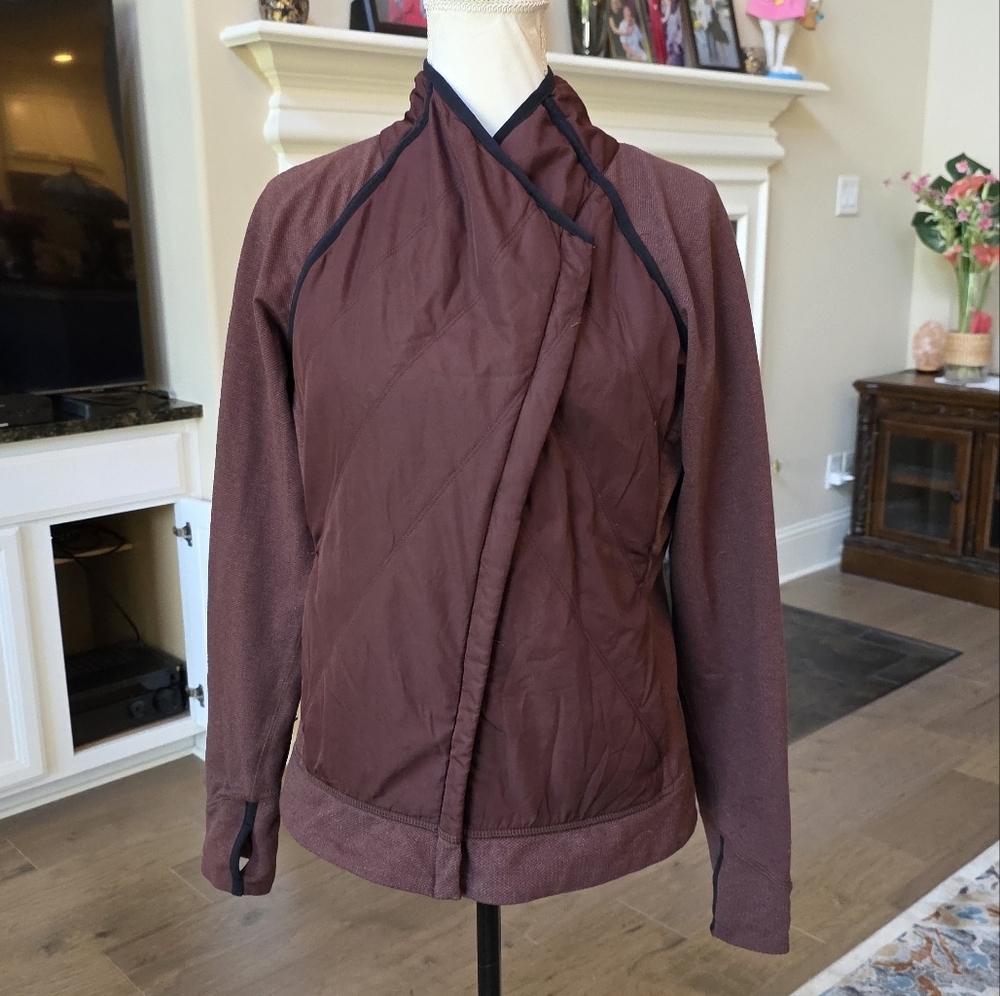 PrAna Women’s Polar Breeze Jacket Wedged Wood Insulated Coat jacket M
